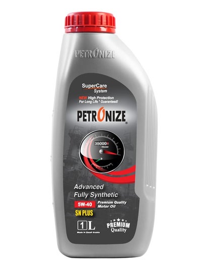 Buy Petronize Gasoline Engine Oil Fully synthetic SN PLUS 5W-40/1 Liters in Saudi Arabia