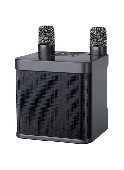 Buy YS-203 Professional Portable 100W Dual Microphone Bluetooth Smart Speaker External Karaoke Equipment in UAE