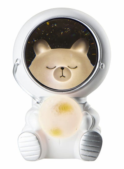 Buy Night Light for Kids Spaceman LED Nursery Astronaut Moon Lamps Galaxy Guardian Desktop Decoration Birthday Gift (Space Cat) in UAE