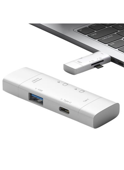 اشتري USB Card Reader and Adapter, USB-C to Micro SD Card Reader, USB 3.0 OTG Type-C Multi-Function Memory Card Reader Compatible with OS/Linux and Other Systems. في السعودية