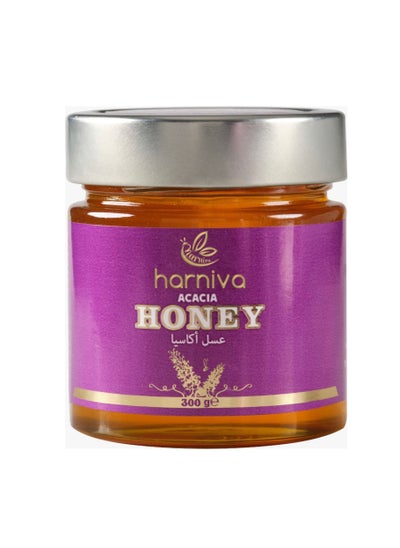 Buy Acacia Raw Organic and Natural Honey Used with Breakfast Honey Cakes and Tea Rich in Antioxidants & Minerals 300g in UAE