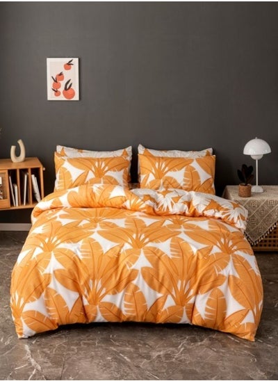 Buy Palm Leaves Design Duvet Cover Set Various Sizes in UAE