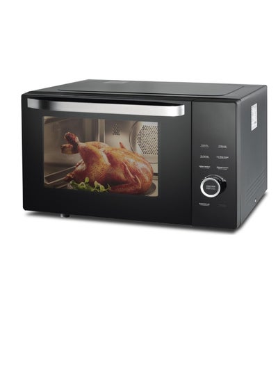 Buy Microwave Oven with Grill and Convection, 34L Solo Microwave Ovens 52cm 1000W 8-in-1 Combo, Air Fryer Easy to Clean Low Temp Control, Deodorization in UAE