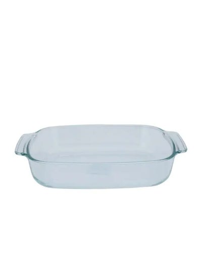 Buy Max Glass Oven Tray 2.2L with Handle in Saudi Arabia