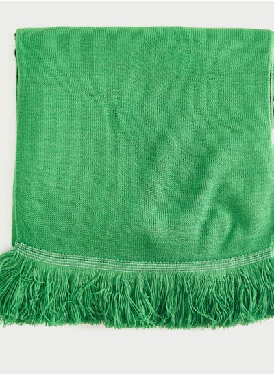 Buy Logo Textured Scarf in UAE