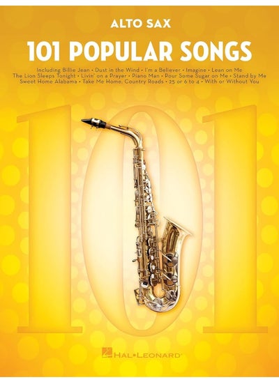 اشتري 101 Popular Songs: For Alto Sax في الامارات