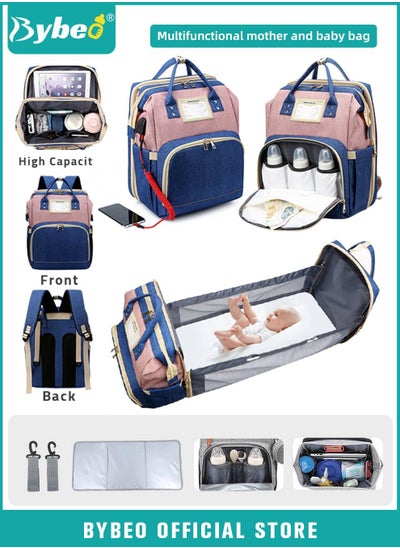 Buy 2023 New Style Baby Diaper Bag Backpack, Multifunction Diapers Changing Station for Boys Girls Outdoor and Travel, Infant Shower Gifts, Large Capacity, 900d Oxford, USB Port in UAE