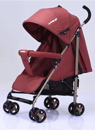 اشتري Foldable Compact Umbrella Reclining Seatback Stroller For Newborn to Toddler في الامارات