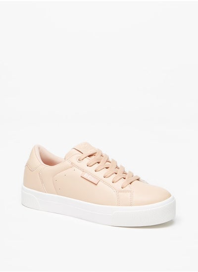 اشتري Women's Textured Lace-Up Sneakers في السعودية