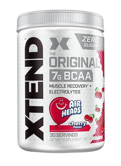 اشتري Xtend Original BCAA Powder, Sugar Free Post Workout, Muscle Recovery, Drink With Amino Acids 7g BCAAs, For Men And Women, Airheads Cherry Flavor , 30 Servings في الامارات