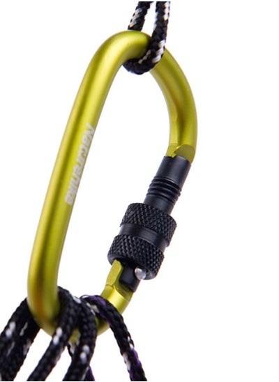 Buy 8cm D-Type Multifunctional Carabiner With Lock in Saudi Arabia