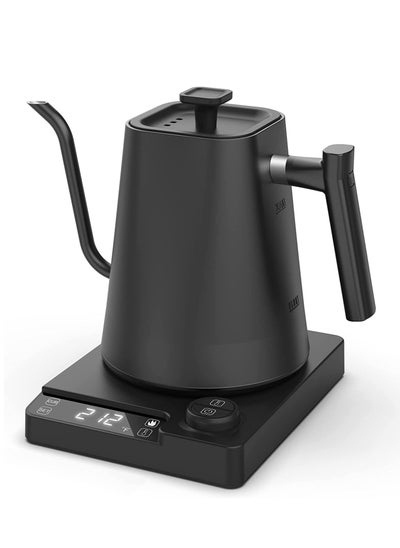 اشتري 1L Electric Temperature Control Gooseneck Kettle Pour Over Kettle for Coffee Tea Brewing في السعودية