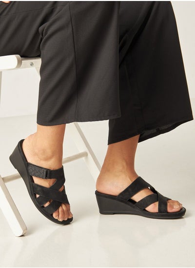 اشتري Slip On Sandals with Wedge Heels في الامارات