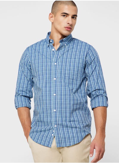 Buy Long Sleeve Check Shirt in UAE