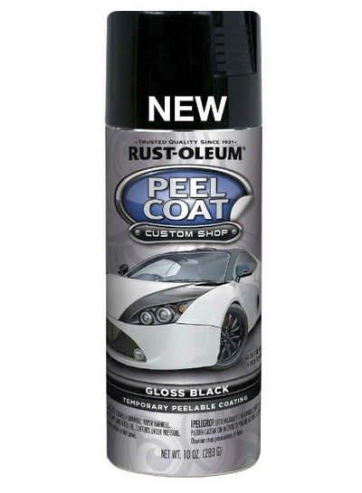 Buy Spray Paint Auto Peel Coat Gloss Black 10oz in UAE