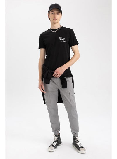 Buy Man Slim Cargo Jogger Woven Woven Trousers in Egypt