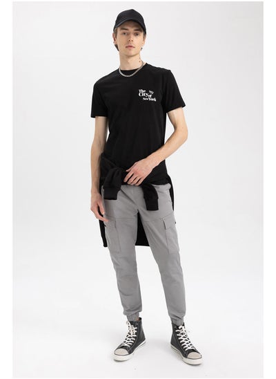 Buy Man Slim Cargo Jogger Woven Woven Trousers in Egypt