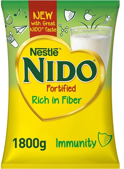 Buy Nestle Nido Fortified Milk Powder Rich in Fiber Economy Pack 1800g in UAE