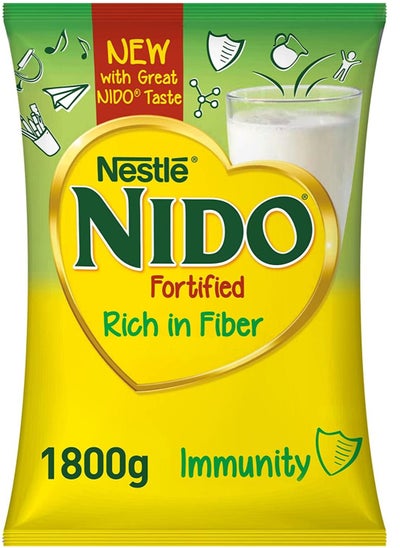 Buy Nestle Nido Fortified Milk Powder Rich in Fiber Economy Pack 1800g in UAE