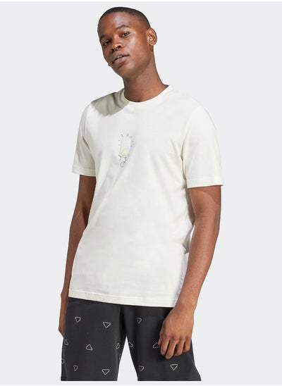 Buy Molded Linear Graphic T-Shirt in Egypt