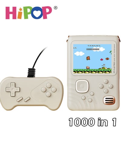 Buy 1000 In 1 Handheld Game Console with one Gamepads,3.5-Inch HD Screen Retro Games,Handheld Game Console for Kids in UAE