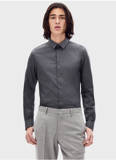 Buy Essential Slim Fit Shirt in Saudi Arabia