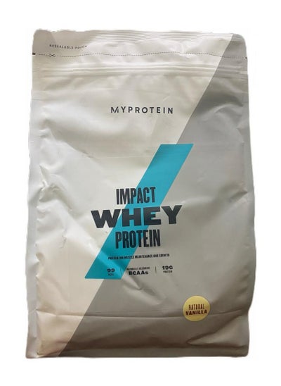 Buy Impact Whey Protein For Muscle Maintenance And Growth1 kg Natural Vanilla Flavour in Saudi Arabia