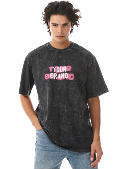 Buy Tye-Die Heather  Printed T-Shirt in Egypt