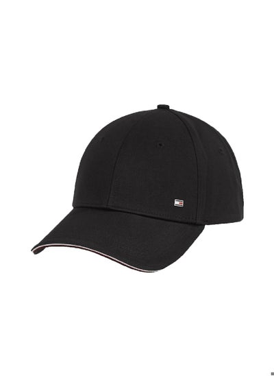 Buy Men's Corporate Six-Panel Baseball Cap, Black - Cotton in Saudi Arabia