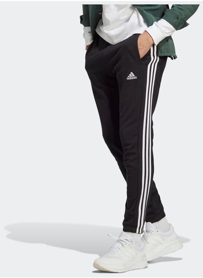 Buy Essentials French Terry Tapered Elastic Cuff 3-Stripes Joggers in Egypt