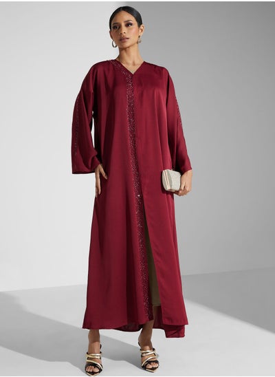 Buy Embellished Detail Abaya With Sheila in Saudi Arabia