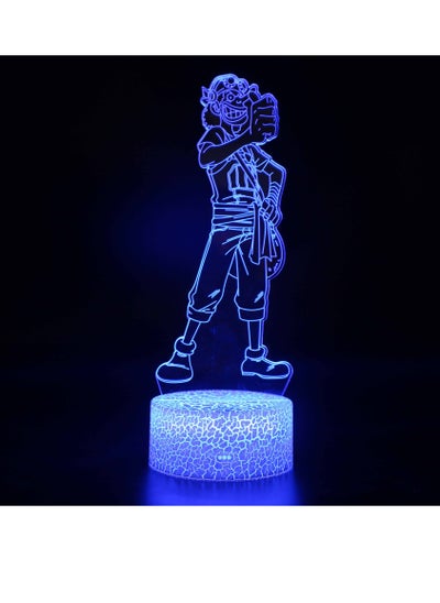 اشتري Japan Anime Monkey D. Luffy 3D LED Illusion Night Light 7 Colors Desk Lamp Home Bedroom Decor Child Birthday Christmas Kids Toys Usopp في الامارات