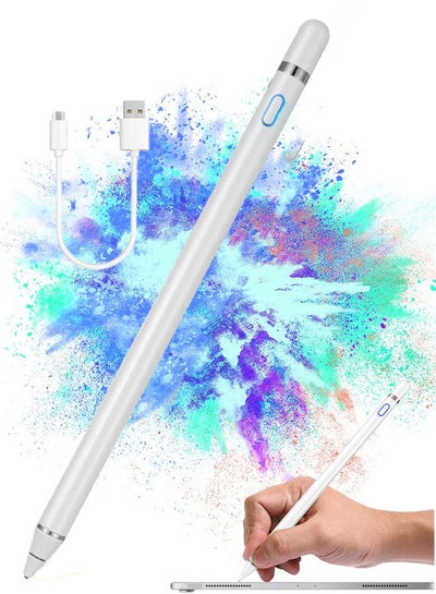 Buy Stylus Pen with Palm Rejection for iPad / Tab / Mediapad Touch Screen for IOS / Android System With Cable in Saudi Arabia