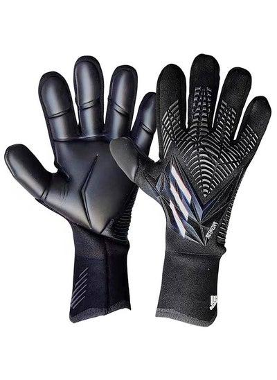 Buy Soccer Goalkeeper Gloves, Professional Non-slip Goalkeeper Gloves, With Strong Grip And Protection, Breathable And Wear-resistant Youth And Adult Protective Goalkeeper Gloves. in UAE