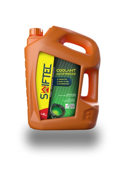 اشتري Swiftec Engine Coolant for Car Radiator - Anti Freeze - Anti Corrosion - Green 4L في الامارات