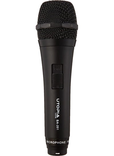Buy Utopia ba-201 wired dynamic microphone - black in Egypt