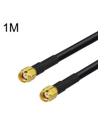 اشتري RP-SMA Male To RP-SMA Male RG58 Coaxial Adapter Cable, Cable Length:1m في السعودية