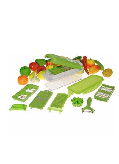 اشتري 11 Piece Fruit And Vegetable Chopper And Slicer Set في الامارات