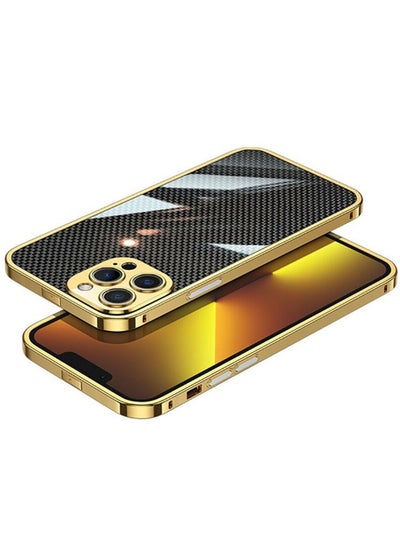 Buy Phone Case for iPhone 13 Pro Max 6.7 inch Protective Shell Gold in Saudi Arabia