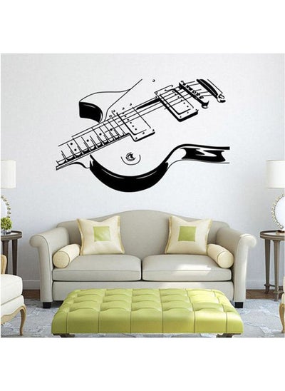 اشتري Carved Guitar Personality Art Wall Stickers Living Room Bedroom Decoration في مصر