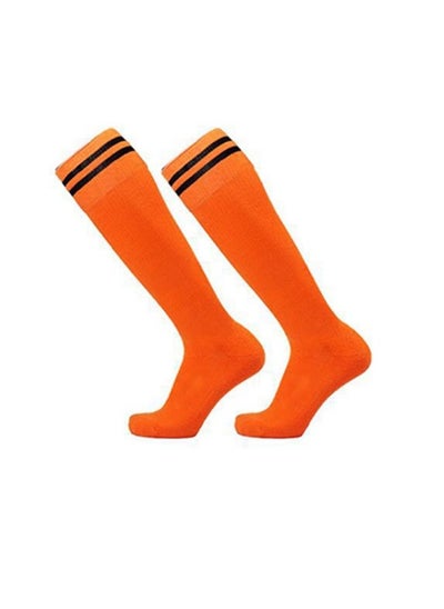 Buy M MIAOYAN Children's Football Socks One Size Non-slip Long Tube Over the Knee Socks Children's Student Striped Sports Socks in Saudi Arabia