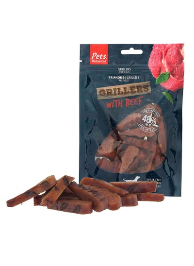 Buy Grillers with Beef Dog And Puppy Treats 100G in UAE