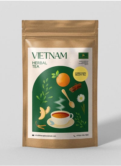 Buy The Caphe Vietnam Cordyceps Beauty  Tea, 20 Sachets in UAE