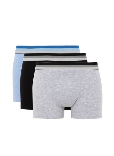 اشتري Man Regular Fit Underwear Knitted Boxer - 3 Pack في مصر