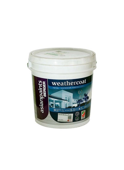 Buy Asian Paints Berger Weather Coat FlexTex Ultra AntiCorbonation 18 Ltr  White in UAE