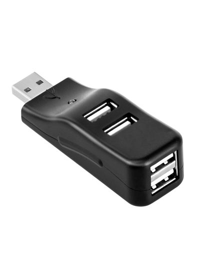 Buy 4 Port USB Hub, USB 2.0 Data Hub Splitter Small Portable, for Macbook, for Mac Pro/ mini, for XPS, for Notebook PC, for USB Flash Drives, Mobile HDD, and More in Saudi Arabia