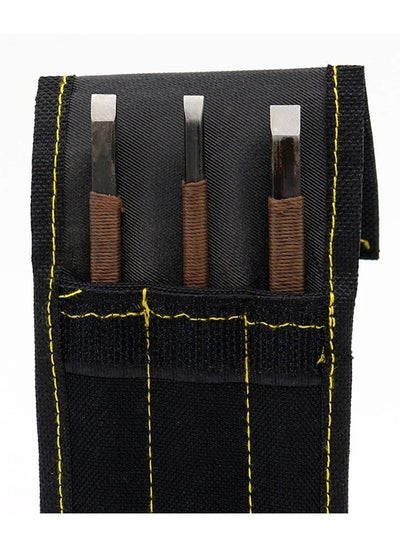 اشتري 3 Pieces/Set Wood Carving Chisels Tool Knife, Woodworking Hand Tools Craft Kit في الامارات