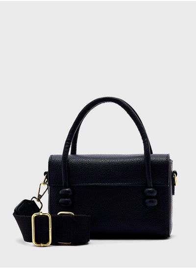 اشتري Minimalistic Satchel Bag With Wide Long Strap في الامارات