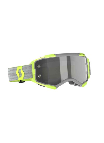 اشتري Scott Fury LS grey/yellow Motocross Goggles grey/neon yellow light sensitive في الامارات