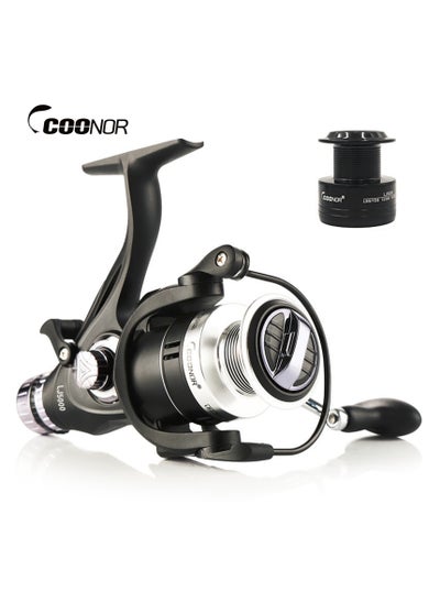 Buy 9+1 BB Fishing Reel Dual Brake System High Speed Spinning Reel with Dual Spool LJ4000 in UAE